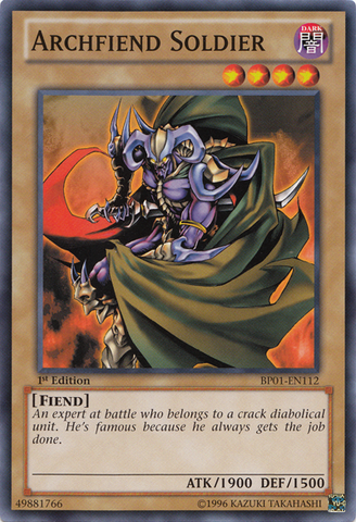 Archfiend Soldier [BP01-EN112] Common