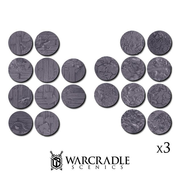 Warcradle Mesa & Frontier Town Small Bases Set