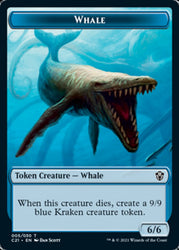 Beast (010) // Whale Double-Sided Token [Commander 2021 Tokens]