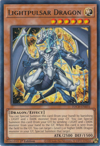 Lightpulsar Dragon [TOCH-EN031] Rare