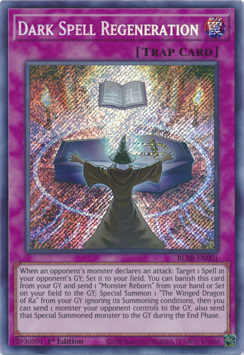 Dark Spell Regeneration [BLAR-EN001] Secret Rare