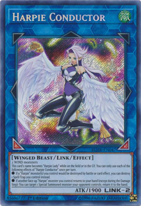 Harpie Conductor [BLHR-EN047] Secret Rare