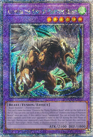 Chimera the King of Phantom Beasts [DUNE-EN033] Quarter Century Secret Rare