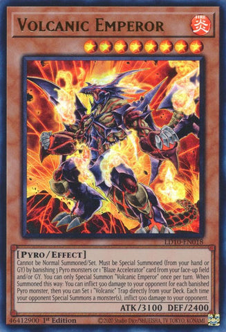 Volcanic Emperor [LD10-EN018] Ultra Rare