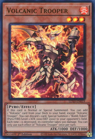 Volcanic Trooper [LD10-EN019] Ultra Rare