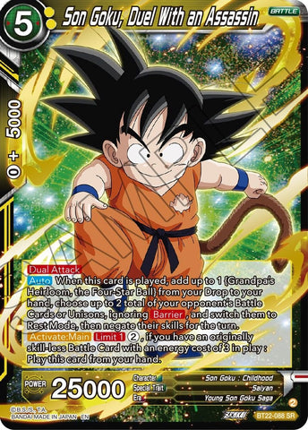 Son Goku, Duel With an Assassin (BT22-088) [Critical Blow]