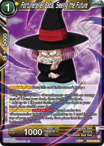 Fortuneteller Baba, Seeing the Future (BT22-093) [Critical Blow]