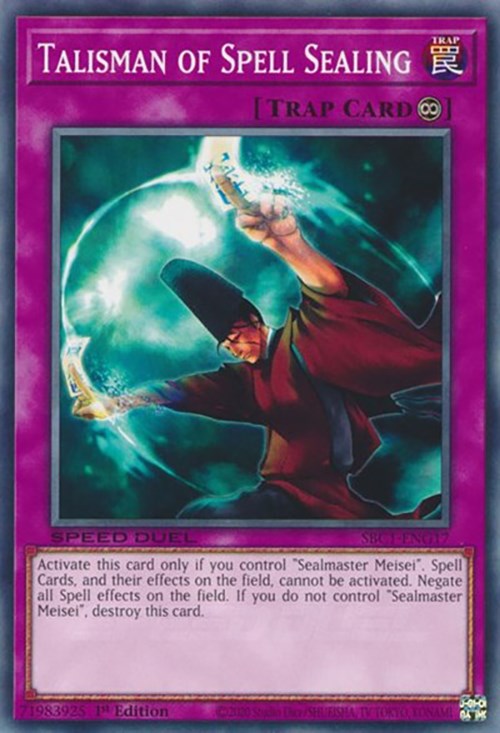 Talisman of Spell Sealing [SBC1-ENG17] Common