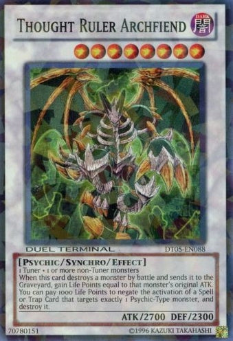 Thought Ruler Archfiend [DT05-EN088] Super Rare