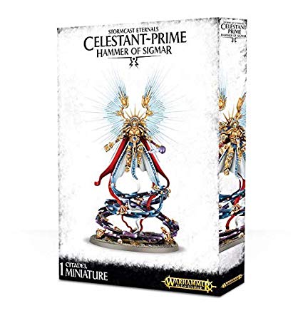 STORMCAST ETERNALS CELESTANT-PRIME HAMMER OF SIGMAR (D)