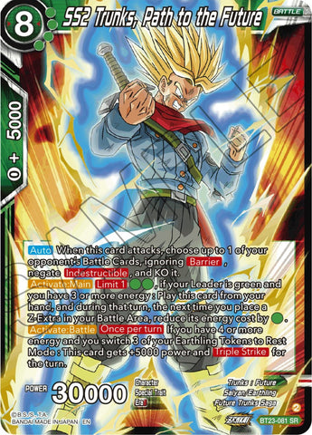 SS2 Trunks, Path to the Future (BT23-081) [Perfect Combination]