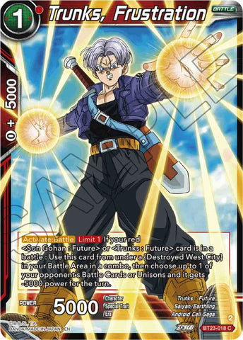 Trunks, Frustration (BT23-018) [Perfect Combination]