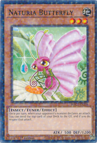 Naturia Butterfly (Duel Terminal) [HAC1-EN108] Common