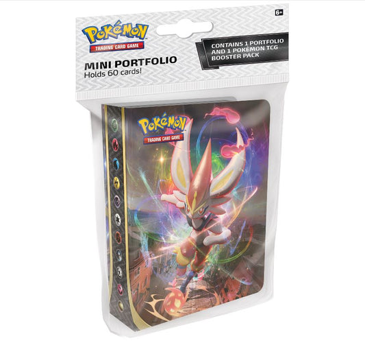 Pokemon Sword and Shield 2 Rebel Clash Mini Portfolio with Booster