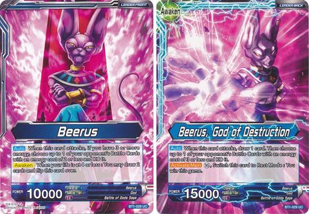 Beerus // Beerus, God of Destruction (BT1-029) [Galactic Battle]