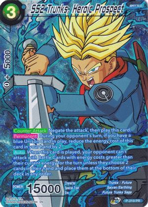 SS2 Trunks, Heroic Prospect (P-219) [Collector's Selection Vol. 2]