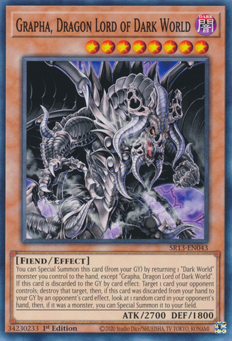 Grapha, Dragon Lord of Dark World [SR13-EN043] Common