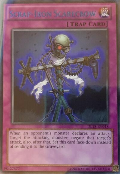 Scrap-Iron Scarecrow (Blue) [DL18-EN018] Rare