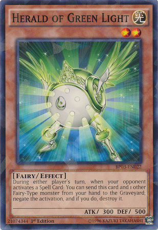 Herald of Green Light [BP03-EN022] Shatterfoil Rare