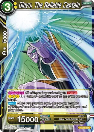 Ginyu, The Reliable Captain (P-019) [Mythic Booster]