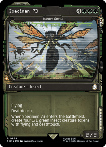 Specimen 73 - Hornet Queen (Showcase) (Surge Foil) [Fallout]