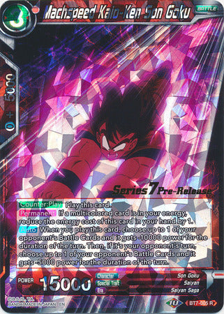 Machspeed Kaio-Ken Son Goku (BT7-005_PR) [Assault of the Saiyans Prerelease Promos]