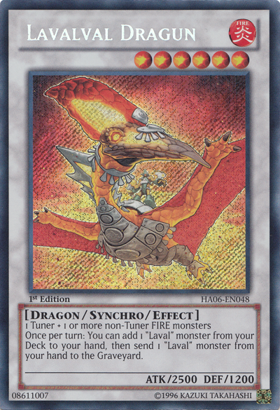 Lavalval Dragun [HA06-EN048] Secret Rare