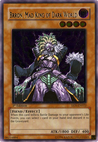 Brron, Mad King of Dark World [EEN-EN022] Ultimate Rare