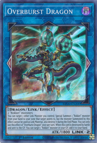 Overburst Dragon [MP20-EN200] Super Rare