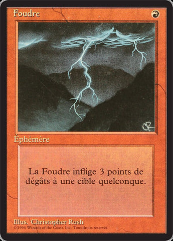 Lightning Bolt [Foreign Black Border]