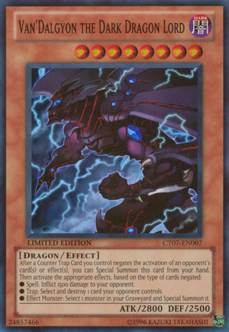 Van'Dalgyon The Dark Dragon Lord [CT07-EN007] Super Rare