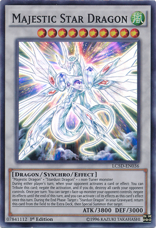 Majestic Star Dragon [LC5D-EN036] Super Rare