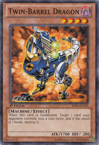 Twin-Barrel Dragon [BP01-EN154] Starfoil Rare