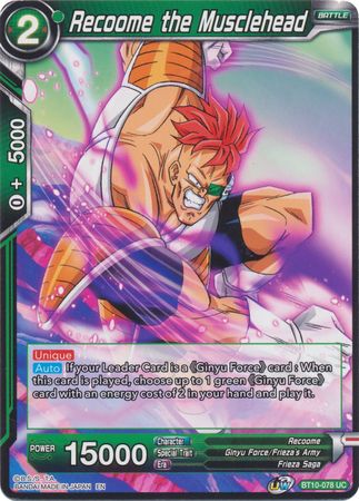 Recoome the Musclehead (BT10-078) [Rise of the Unison Warrior 2nd Edition]