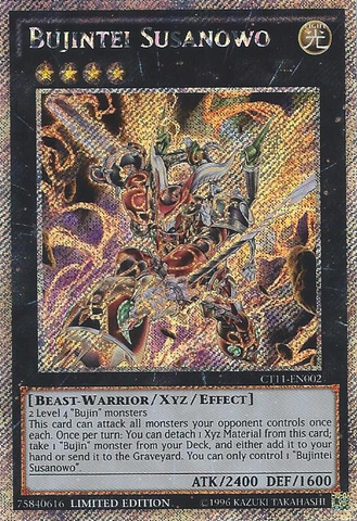 Bujintei Susanowo [CT11-EN002] Secret Rare