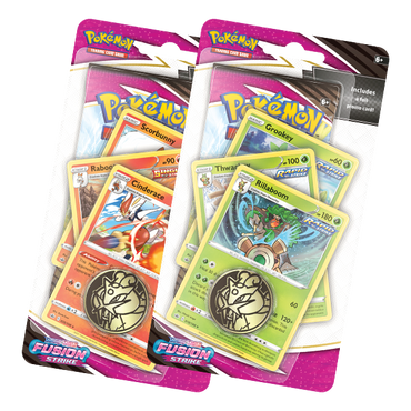 Pokémon TCG: Sword & Shield 8 Fusion Strike Premium Checklane Blister Cinderace