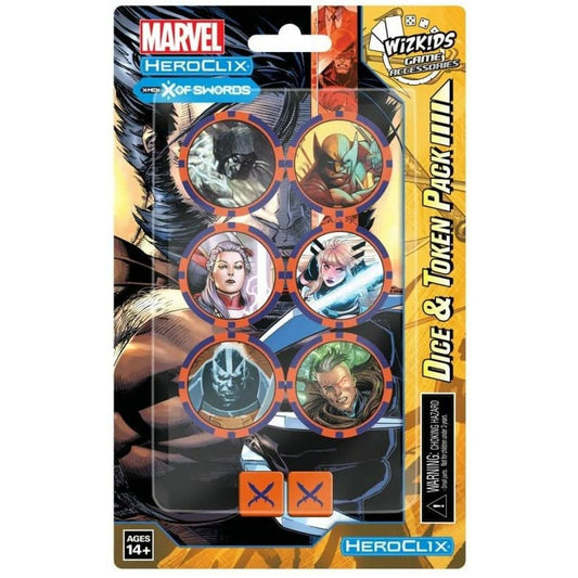 X-Men X of Swords Dice & Token Pack Marvel HeroClix