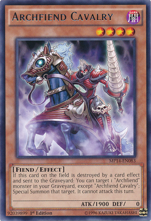 Archfiend Cavalry [MP14-EN083] Rare