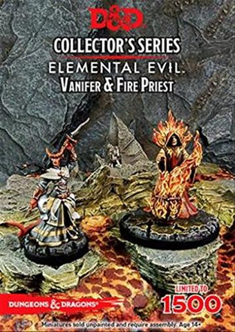 D&D Collectors Series Elemental Evil Vanifer & Fire Priest (Limited Edition)