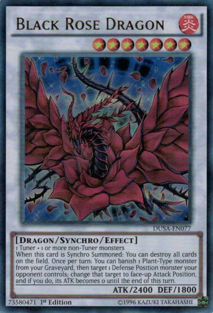 Black Rose Dragon [DUSA-EN077] Ultra Rare