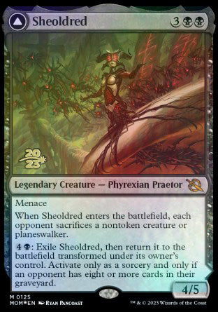 Sheoldred // The True Scriptures [March of the Machine Prerelease Promos]