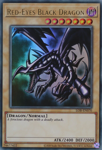 Red-Eyes Black Dragon (25th Anniversary) [LOB-EN070] Ultra Rare