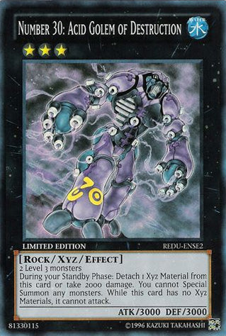 Number 30: Acid Golem of Destruction [REDU-ENSE2] Super Rare