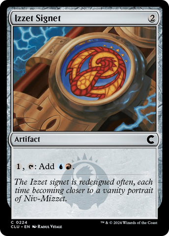 Izzet Signet [Ravnica: Clue Edition]