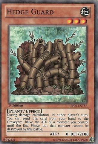 Hedge Guard [BP01-EN157] Starfoil Rare