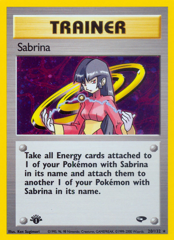 Sabrina (20/132) [Gym Challenge 1st Edition]