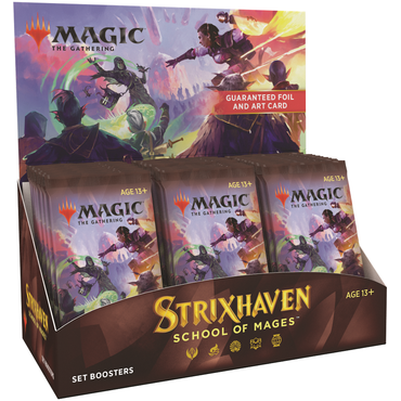 Magic: The Gathering Strixhaven School of Mages Set Booster Box Display