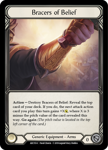 Bracers of Belief [ARC153-C] (Arcane Rising)  1st Edition Normal