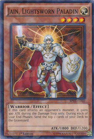 Jain, Lightsworn Paladin [BP03-EN042] Shatterfoil Rare