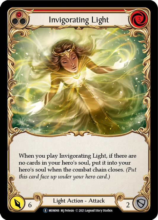 Invigorating Light (Red) [U-MON066-RF] (Monarch Unlimited)  Unlimited Rainbow Foil